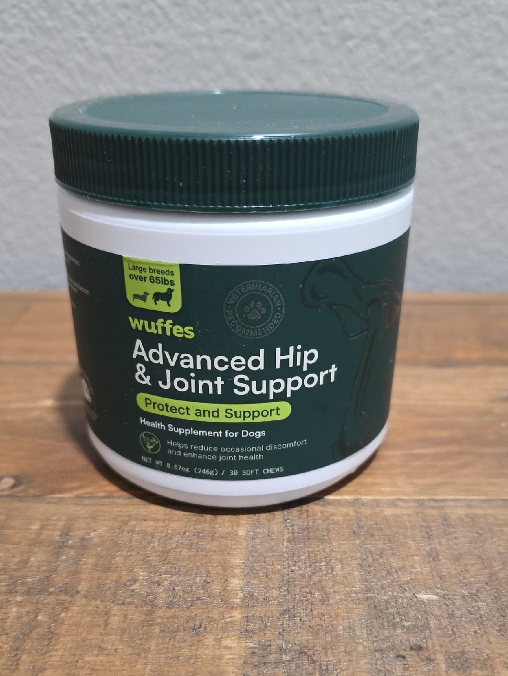 Advanced Hip & Joint Support Supplement for Dogs - Dark Green